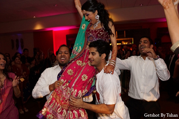 indian wedding bride sangeet dance