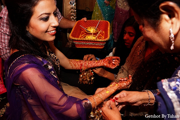 indian wedding menhndi night tradition bride