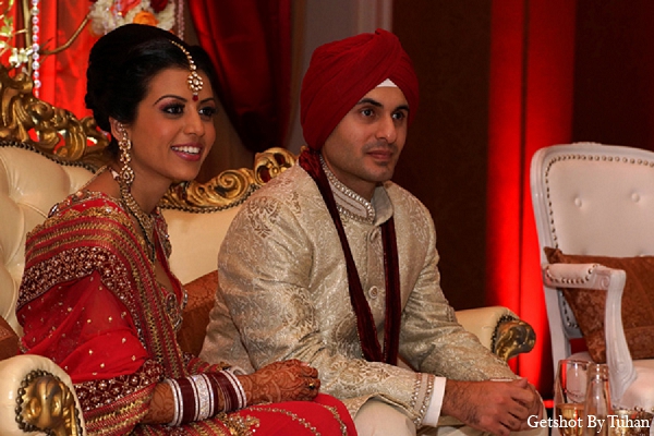 indian wedding reception bride groom