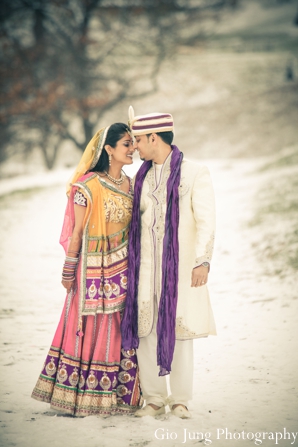 indian wedding bride groom portraits