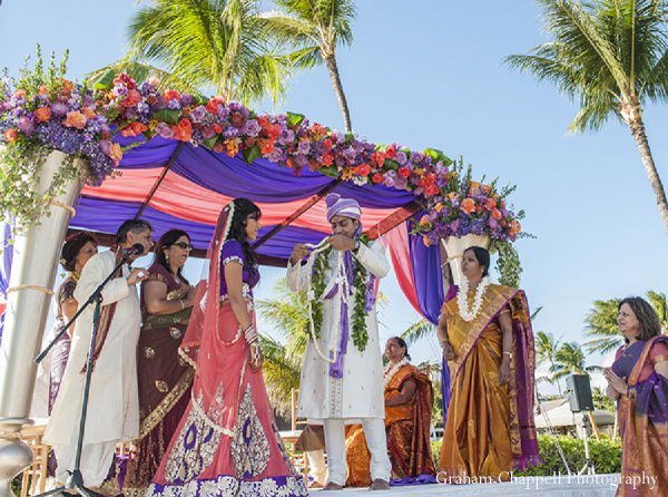 indian wedding mandap ceremony florals