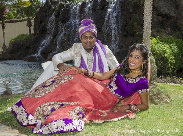 indian wedding photography pink purple