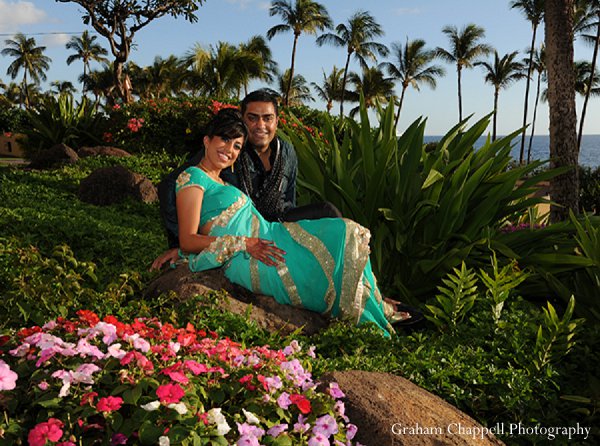 indian wedding portraits sangeet groom bride
