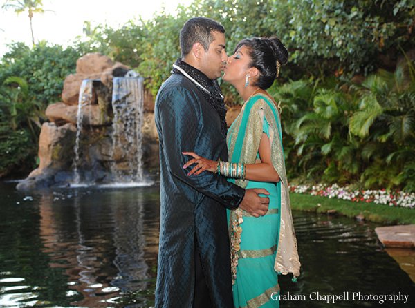 indian wedding sangeet bride groom