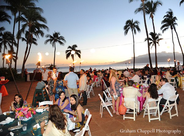 indian wedding sangeet catering beach