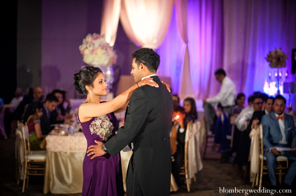 indian wedding bride groom dance reception