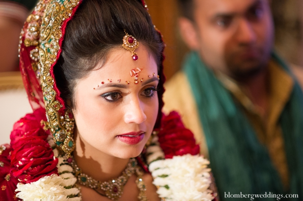 indian wedding ceremony bride