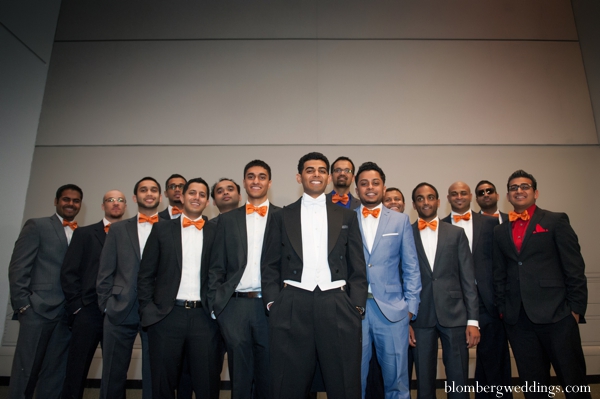 indian wedding groom groomsmen portrait