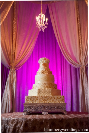 indian wedding reception cake traditional