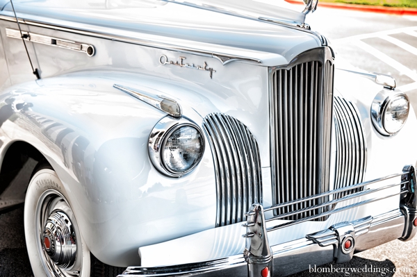 indian wedding reception car