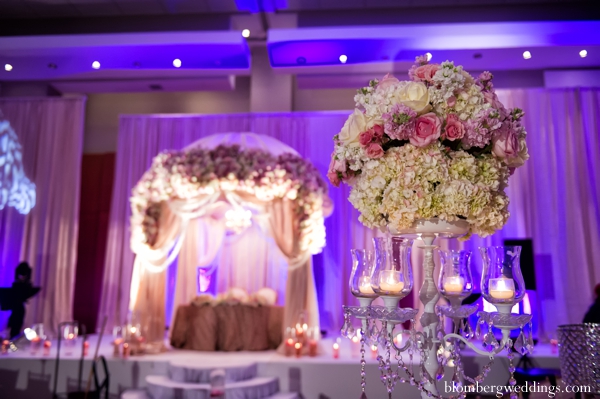 indian wedding reception floral