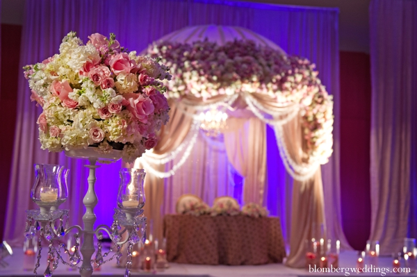 indian wedding reception sweetheart table inspiration