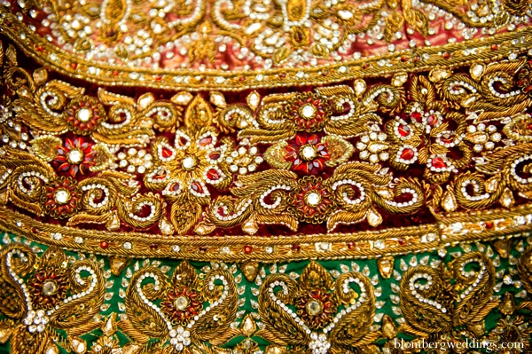 indian wedding traditional dress detail