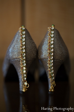 indian wedding bridal shoes jewelry gold