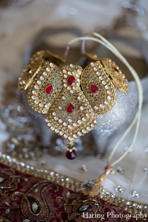 indian wedding jewelry necklace portrait