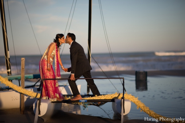 indian wedding portrait bride groom