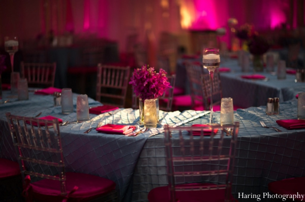 indian wedding reception decor table setting