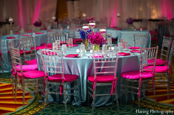 indian wedding table setting reception venue