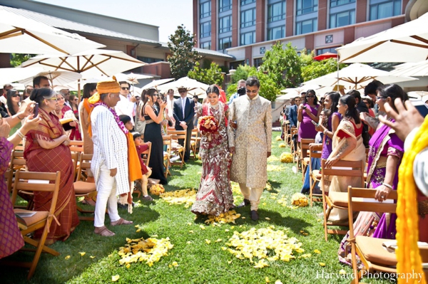 indian wedding bride father aisle