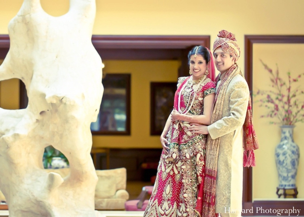 indian wedding bride groom portrait traditional