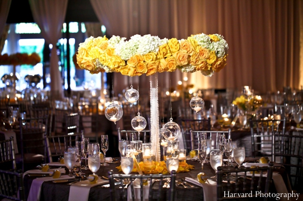 indian wedding centerpiece floral table setting