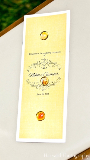 indian wedding ceremony program stationary graphic design