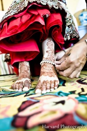 indian wedding henna feet