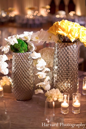 indian wedding reception candle lighting floral