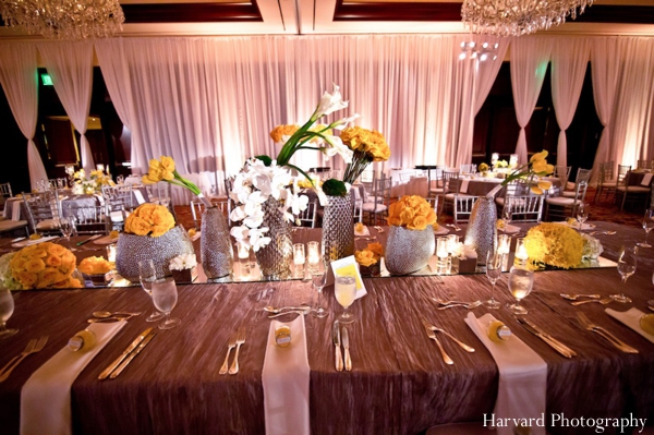 indian wedding table setting reception ideas