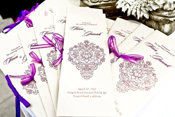 indian wedding stationary