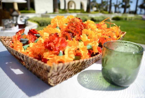 indian wedding ceremony flowers