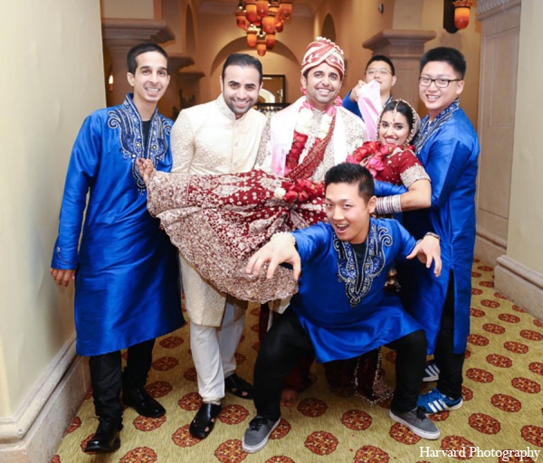 indian wedding ceremony groomsmen