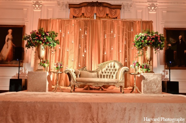 indian wedding reception decor