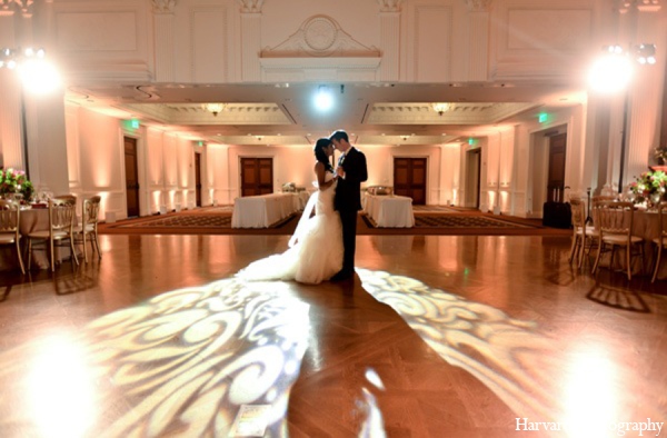 indian wedding reception lighting