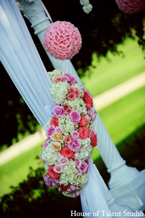 indian floral mandap