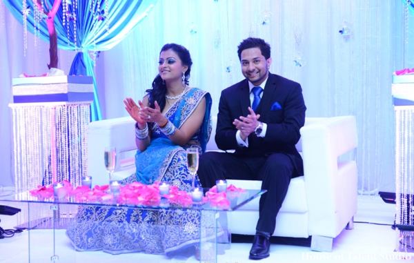 indian wedding bride groom reception