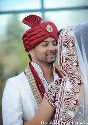 indian wedding groom bride portraits lengha sherwani