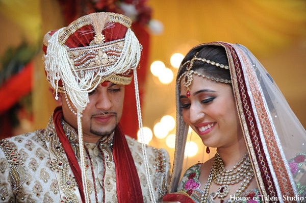 indian wedding bride groom ceremony