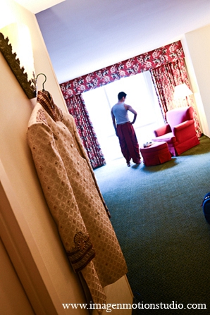 indian wedding groom getting ready photography