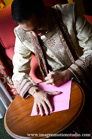 indian wedding groom letters details ideas