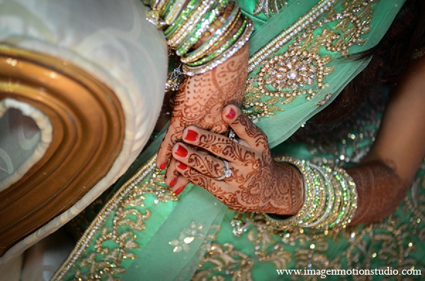 indian wedding reception lengha bridal mehndi bride