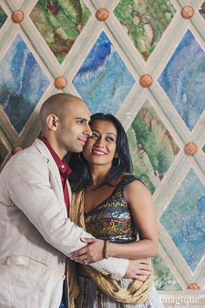 indian wedding bride groom engagement pictures together