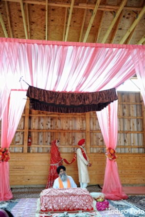 indian wedding sikh mandap