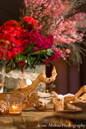 indian wedding decor arrangement floral