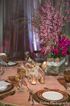 indian wedding table setting decor