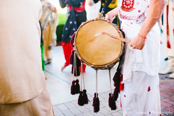 indian wedding baraat dhol player