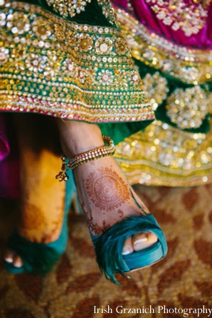 indian wedding bridal shoes maharani ceremony