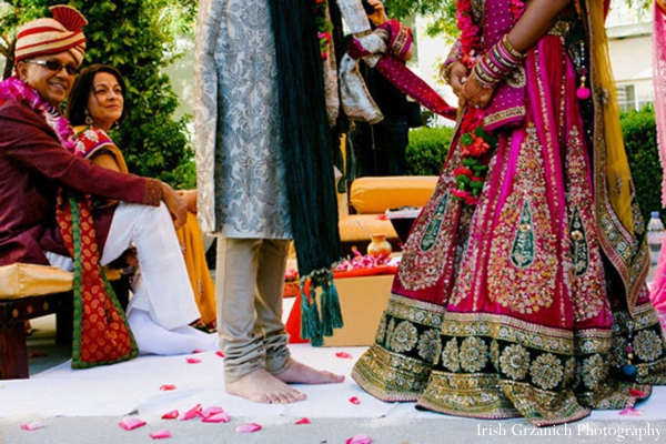 indian wedding bride mandap ceremony