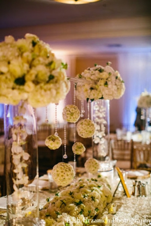 indian wedding floral decor reception