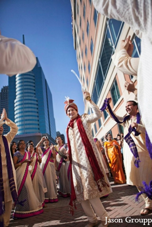 indian wedding baraat celebration street